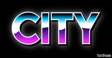 City Texteffekt