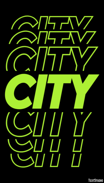 City Texteffekt