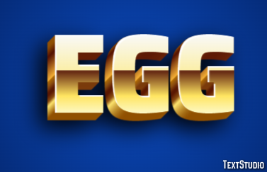 Egg Efekt tekstowy