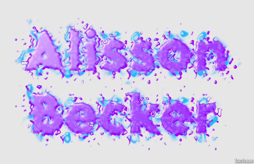 Alisson Becker Text Effect