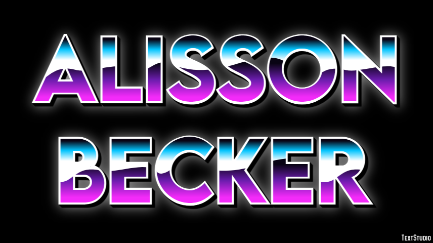Alisson Becker Text Effect