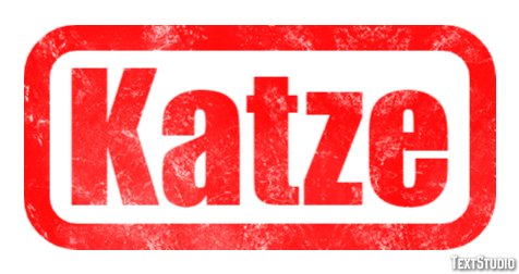 Katze Efeito do texto