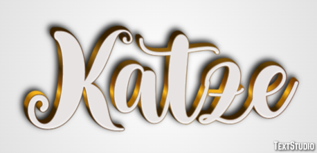 Katze Efeito do texto