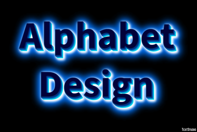 Alphabet Design Text Effect