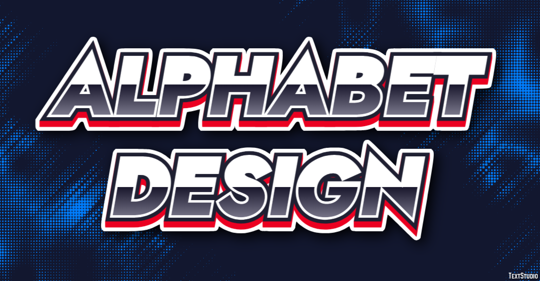 Alphabet Design Text Effect