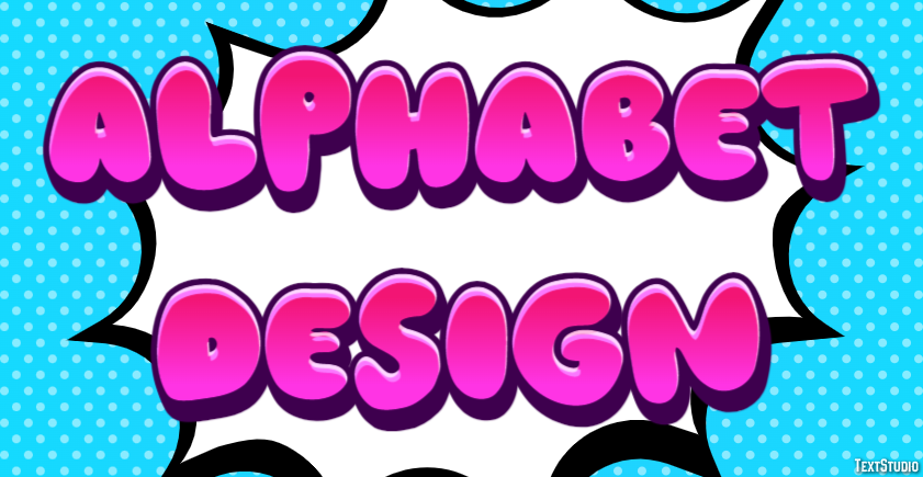 Alphabet Design Text Effect