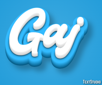Gaj Tekst Effect
