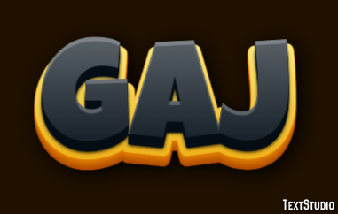 Gaj Tekst Effect