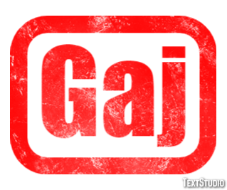 Gaj Effet de Texte