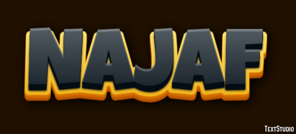 Najaf Text effect
