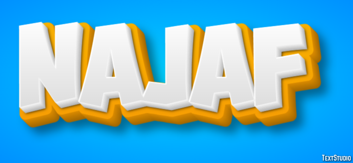 Najaf Text effect