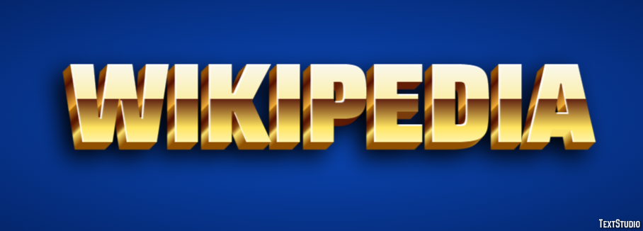 Wikipedia Text effect