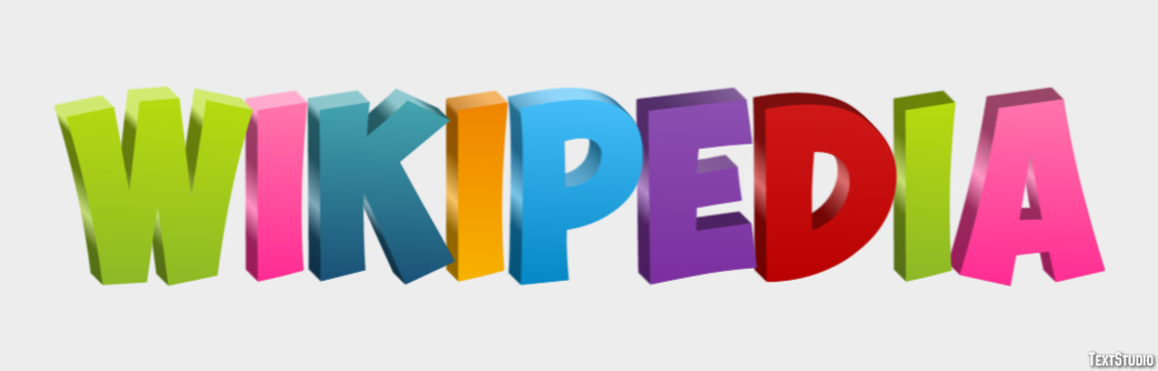 Wikipedia Text effect
