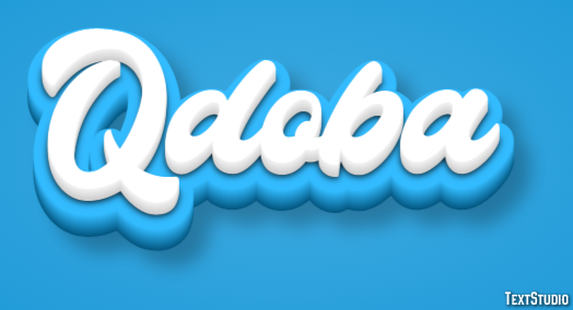 Qdoba Text Effect