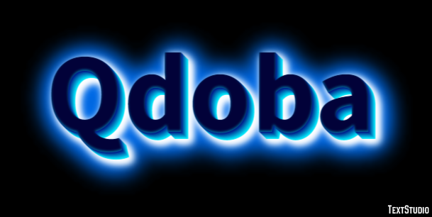 Qdoba テキスト効果