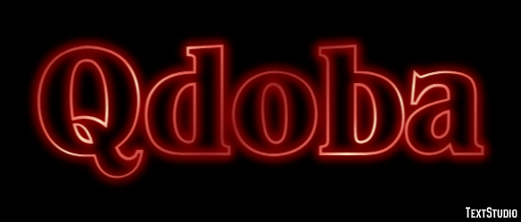 Qdoba Text Effect