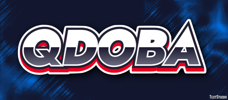 Qdoba Text Effect