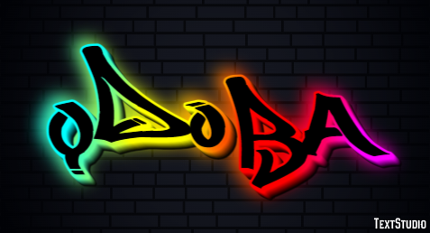 Qdoba Text Effect