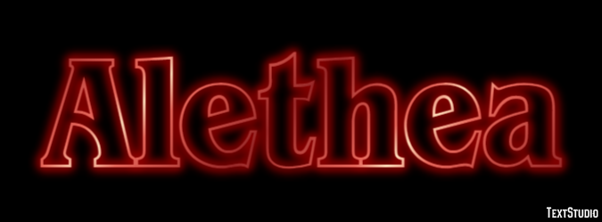 Alethea Text Effect