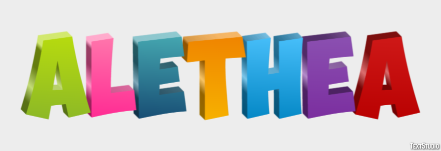 Alethea Text Effect