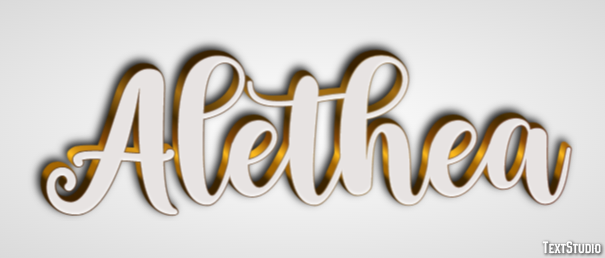 Alethea Texteffekt