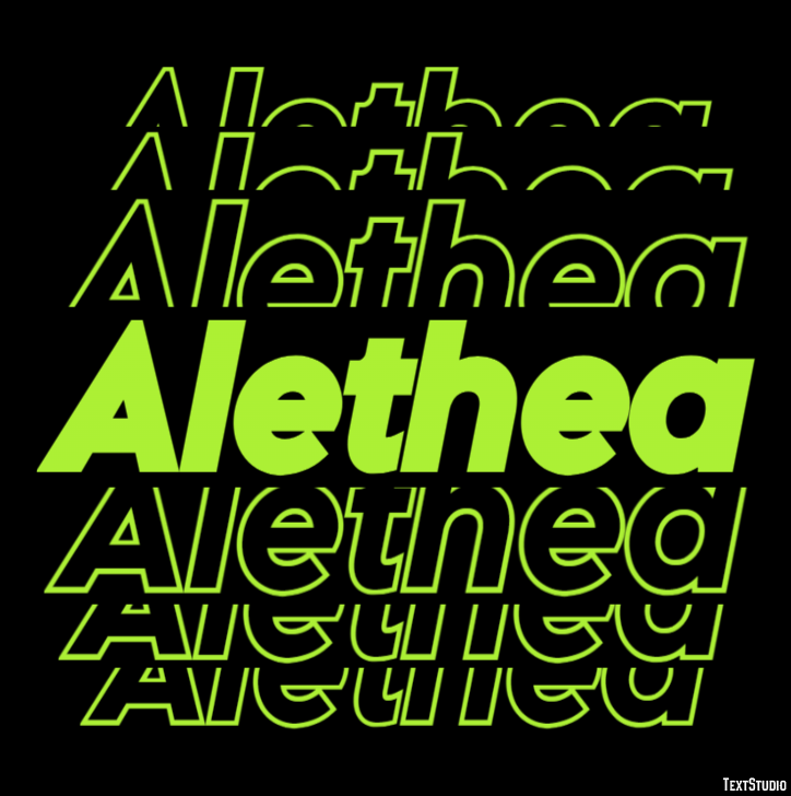 Alethea Text Effect