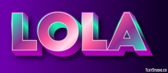 Lola Efekt tekstowy