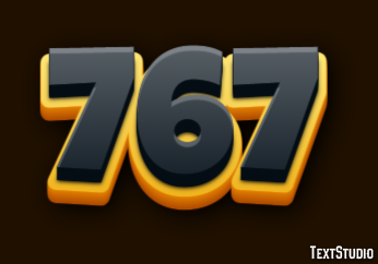 767 Text Effect
