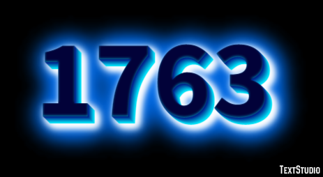 1763 Text Effect