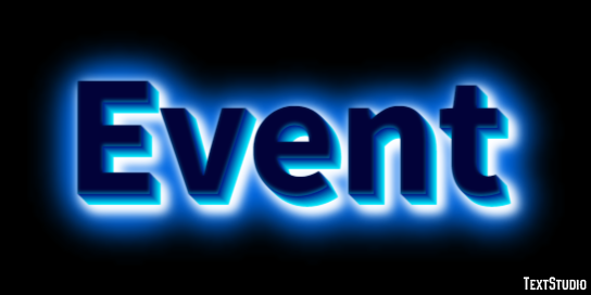 Event Text Effect