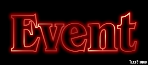 Event Text Effect