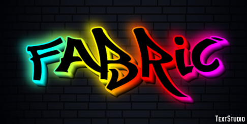 Fabric Text Effect