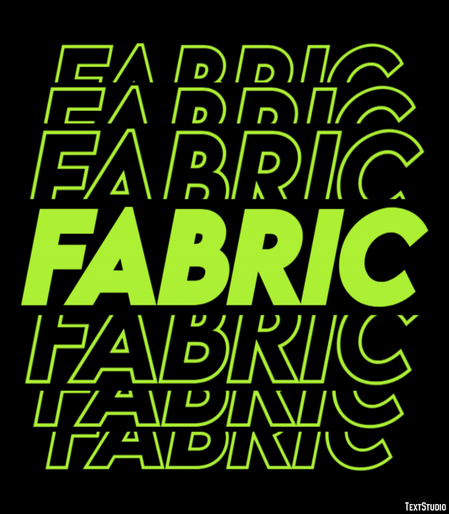 Fabric Text Effect