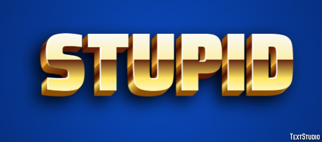 Stupid Text Effect