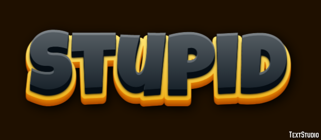 Stupid Text Effect