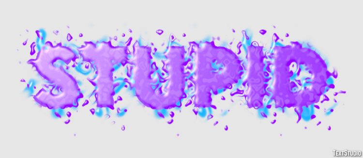 Stupid Text Effect