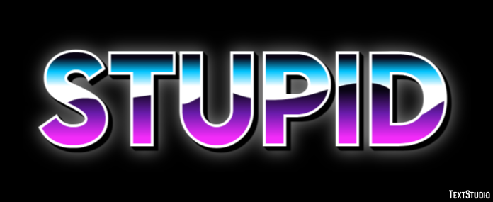 Stupid Text Effect