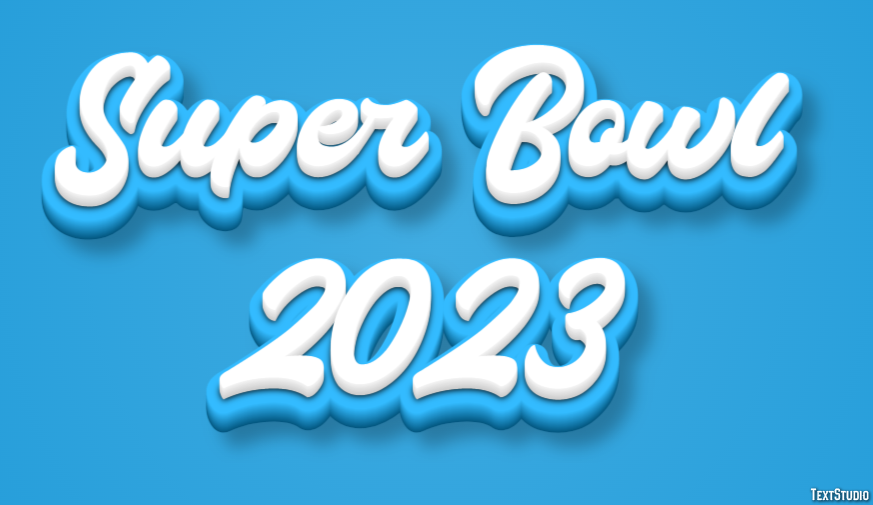 Super Bowl 2023 Metin Efekti