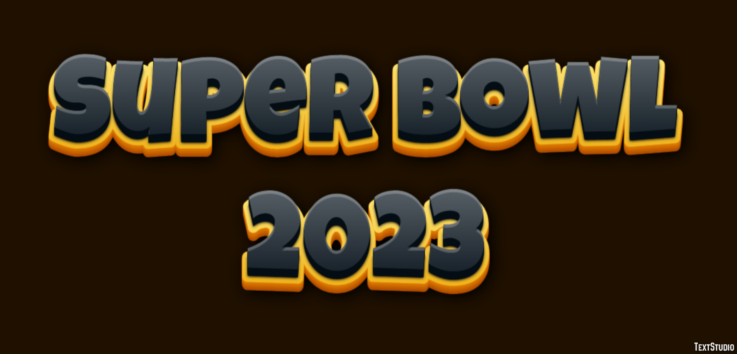 Super Bowl 2023 Metin Efekti
