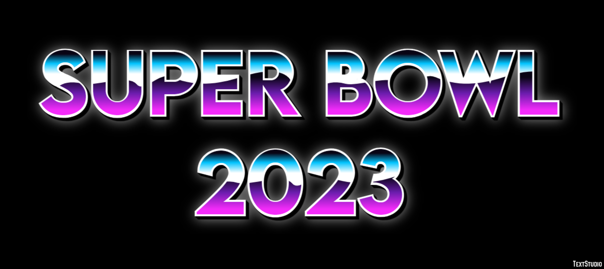 Super Bowl 2023 Metin Efekti