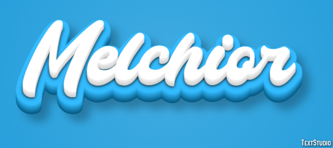 Melchior Efecto de Texto