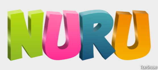 Nuru Efekt tekstowy