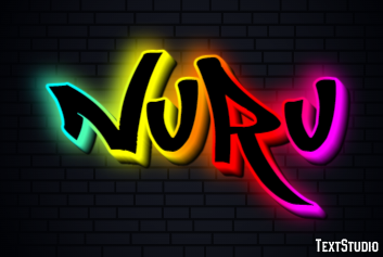 Nuru Efekt tekstowy