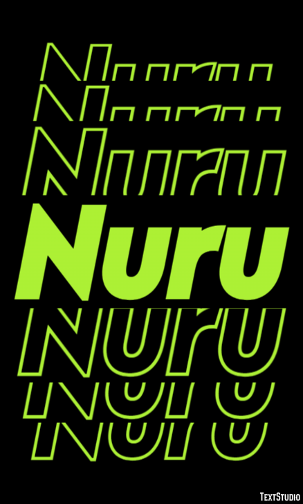 Nuru Texteffekt