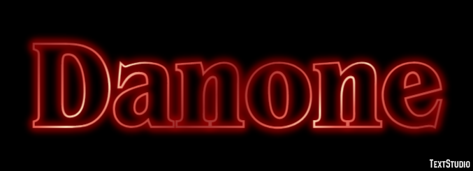 Danone Effet de texte