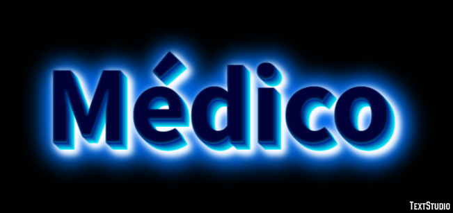 Médico Efecto de Texto