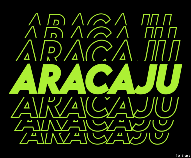 Aracaju Texteffekt