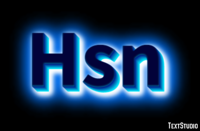 Hsn Text effect