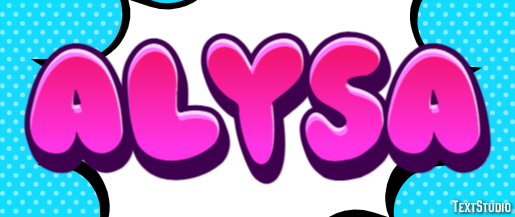 Alysa Text effect