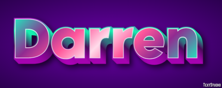 Darren Text effect